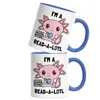 I am a read a lotl Tasse blau Bücherliebe Bücherwurm Produktbild-Vorschau 2