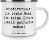 Mr. & Mrs. Panda Teetasse Spruch Adoptivbruder Liebe - Weiß Produktbild-Vorschau 3