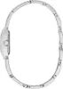 Side view of a silver watch with a metal band against a white background. Produktbild-Vorschau