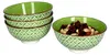 4er Lime Sao Ø 12 cm Streifen Schälchen Snack-Schüssel Produktbild-Vorschau 1