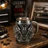 V8 Motor Tasse 300 ml mit Edelstahl-Innenbecher 3D Auto Produktbild-Vorschau 7