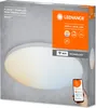 The image shows the packaging of a frameless LED panel light. The packaging features product information and branding. Produktbild-Vorschau