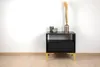 Elegante set di 4 gambe per mobili in oro-cromo, altezza 15 Anteprima dell’immagine prodotto 7