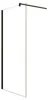 Duschspa Walk-In Dusche 60x200cm Schwarz matt Duschwand 8mm Produktbild-Vorschau 1