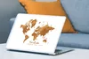 MuchoWow® Laptop Aufkleber Sticker Cover Weltkarte - Bronze Produktbild-Vorschau 4