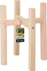KOTARBAU® Blumenständer Holz natural Kreuz 23 x 23 x 30 cm Produktbild-Vorschau 9
