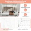 Sweiko Twin Over Full Metal Bunk Bed, Heavy Duty Metal Bunk Podgląd zdjęcia produktu 9