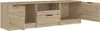 vidaXL TV skrinka Sonoma dub 140 x 35 x 40 cm materiál na Náhľad obrázku produktu 5