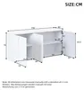 Merax Sideboard mit 3 Türen und LED-Streifen, Kommode mit Produktbild-Vorschau 12