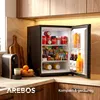 AREBOS Mini Kühlschrank 40L leise Minibar Produktbild-Vorschau 4