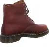 A single brown leather boot is shown from the side against a white background. Produktbild-Vorschau