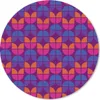 MuchoWow® Mauspad Mousepad Tulpen - Muster - Retro 50x50 cm Produktbild-Vorschau 1