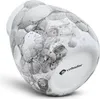 A close-up view of the bottom of a vase with a unique bubble-like pattern. Voir les images du produit
