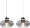 Globo Lighting Hängeleuchte Metall schwarz matt, 4x E27 Produktbild-Vorschau 3