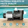 Pompa per piscina WilTec 19200 l/h 750 W pompa per piscina Anteprima dell’immagine prodotto 6