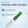 Handventilator mit Akku 3 Windstufen, 10 Stunden Laufzeit, Produktbild-Vorschau 9