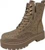 La Strada Schnürstiefel Beige Produktbild-Vorschau 1