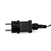 A close-up of a black electrical plug with a cable attached. Náhled obrázku produktu