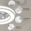 Deckenventilator mit Beleuchtung leise, LED Deckenleuchte Produktbild-Vorschau 3