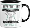 Tierarzthelferin Und Prinzessin Tasse Geschenk Für Eine Produktbild-Vorschau 1
