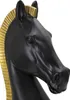 Mauro Ferretti Schachfigur Pferd Ø18,5x50 cm schwarz gold Produktbild-Vorschau 5