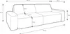 FURNLUX Sofa Bouli Beige Und Schwarz 257cm / Hauptfarbe: Produktbild-Vorschau 7