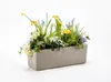 A rectangular planter box filled with various spring flowers, set against a white background. Produktbild-Vorschau
