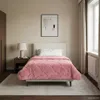 vidaXL Winterbettdecke Rosa 135 x 200 cm Mikrofaser und Produktbild-Vorschau 4