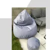 Sedací vak XXXL + podnožka sivá do interiéru na terasu Náhľad obrázku produktu 11