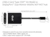 Club3D MST-Hub USB 3.2 Typ C > 2x DP 4K60Hz St/Bu Produktbild-Vorschau 4