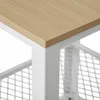 Relaxdays 4052025848217, 3 pół., Naturalne drewno, Biały, 4 Podgląd zdjęcia produktu 6