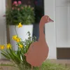 UNUS® Gartenstecker Gänse 3er Set in Rostoptik Produktbild-Vorschau 5