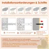 COSTWAY 6 PCS Mur d'escalade pour chats, arbre à chat avec Voir les images du produit 8