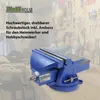 Schraubstock parallel 360° drehbar mit Amboss für Werkbank Produktbild-Vorschau 6