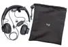 A Logitech headset and accessories are laid out on a white background. Anteprima dell’immagine prodotto