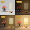 Nachttischlampe, Tischlampe mit USB A+C-Ladeanschlüssen, Produktbild-Vorschau 5