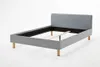 Polsterdoppelbett Amber - eisblau Produktbild-Vorschau 8