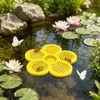 2er Set Schwimmende Bienentränke Blumenform, Anti-Rutsch Produktbild-Vorschau 3