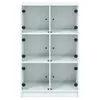Highboard mit Türen Weiß 68x37x109 cm Holzwerkstoff Produktbild-Vorschau 7