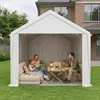 QEENTOE, garage per tende da campeggio, carport 3x6 metri, Anteprima dell’immagine prodotto 8