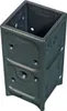 Aufschraubhülse für Holzpfosten 7x7cm Pfostenanker Produktbild-Vorschau 1