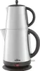 Schäfer 2 in 1 Teekocher 1,7 Liter Edelstahl, Farbe:Silber Produktbild-Vorschau 1