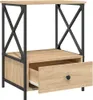 The Living Store Nachttische 2 Stk. Sonoma-Eiche 50x41x65 Produktbild-Vorschau 7