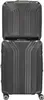 Two stacked black suitcases on a white background. Produktbild-Vorschau