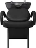 vidaXL Chaise de salon de coiffure noire 136 x 60 x 92 cm Voir les images du produit 4