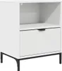 vidaXL Nachttisch Weiß 49 x 36 x 61 cm Holzwerkstoff Produktbild-Vorschau 2
