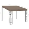 vidaXL pawilon ścienny 3x3x2,5 m Taupe Podgląd zdjęcia produktu 8