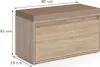 Botník s lavicí Vicco Iker Sonoma 80 x 45 cm, Model 35913 Náhled obrázku produktu 3