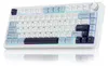 AULA F75 HE Glacier Blue & White & Dark Purple, magnetische Productafbeelding-voorbeeld 2
