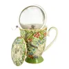 Tasse mit Sieb, goldene Lilie, 325 ml Produktbild-Vorschau 2